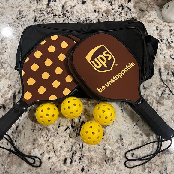 🏓 Brand New UPS Pickleball Racquet Sets (2 total) – (4 racquets) never used! - Picture 1 of 4